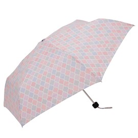 LIEBEN-0505 Large Mini Umbrella, UV Protection, Sun & Rain Umbrella, Clover (Moroccan), Lavender, clover lavender