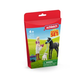 Schleich Horse Club Foal Care Set with Sofia 10-Piece Bag Set for Girls and Boys from 4 Years