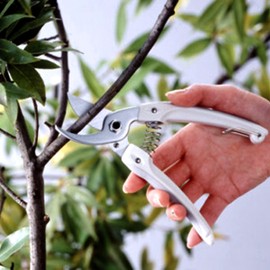 Ars Corporation mini scissors light weight, small pruning shears (Deluxe Yellow) 130DX-Y