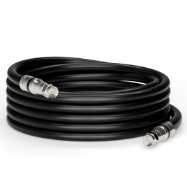 THE CIMPLE CO 25 Feet - RG-11 Coaxial Cable F Type Cable High Definition with RG11 Coax Compression Connectors - (Black)