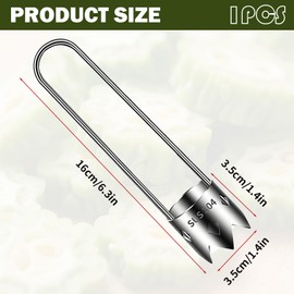 1 Pcs Red Bell Pepper Seed Corer,Pepper Corer,For Removing Fruit Vegetable Cores,Kitchen Gadget