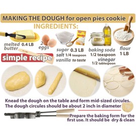 Mini Muffins Open Pies Cookie Maker Non-stick coating granite stone Cookies Pastry