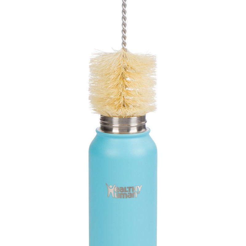 Healthy Human Water Bottle Cleaner 3-Piece Bamboo Long Brush Stainless