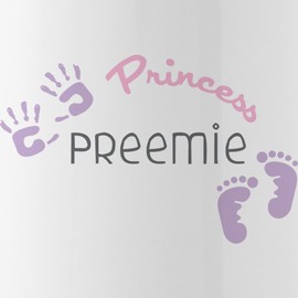 CafePress Princess Preemie Stainless Water Bottle 1 1.0L (34 oz) Stainless Steel Water Bottle