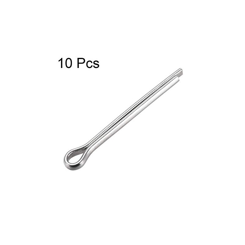 sourcing map Split Cotter Pin - 5mm x 60mm 304
