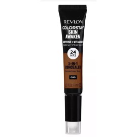 Revlon ColorStay Skin Awaken 5-in-1 Concealer 24 Hours 080 Coffee 0.27 oz Sealed