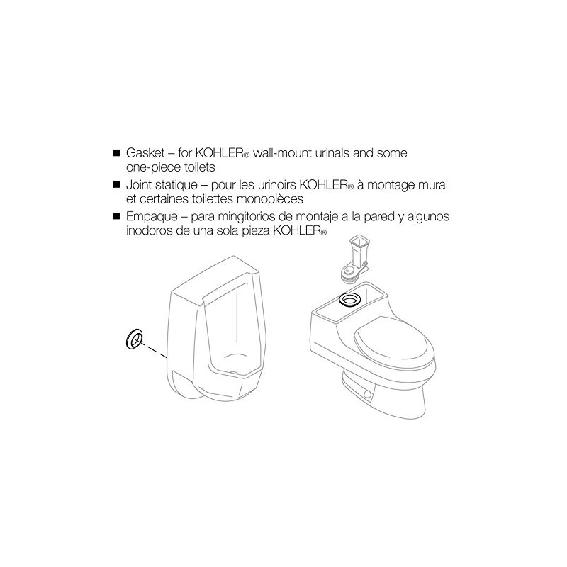 KOHLER GP53410 Urinal Gasket