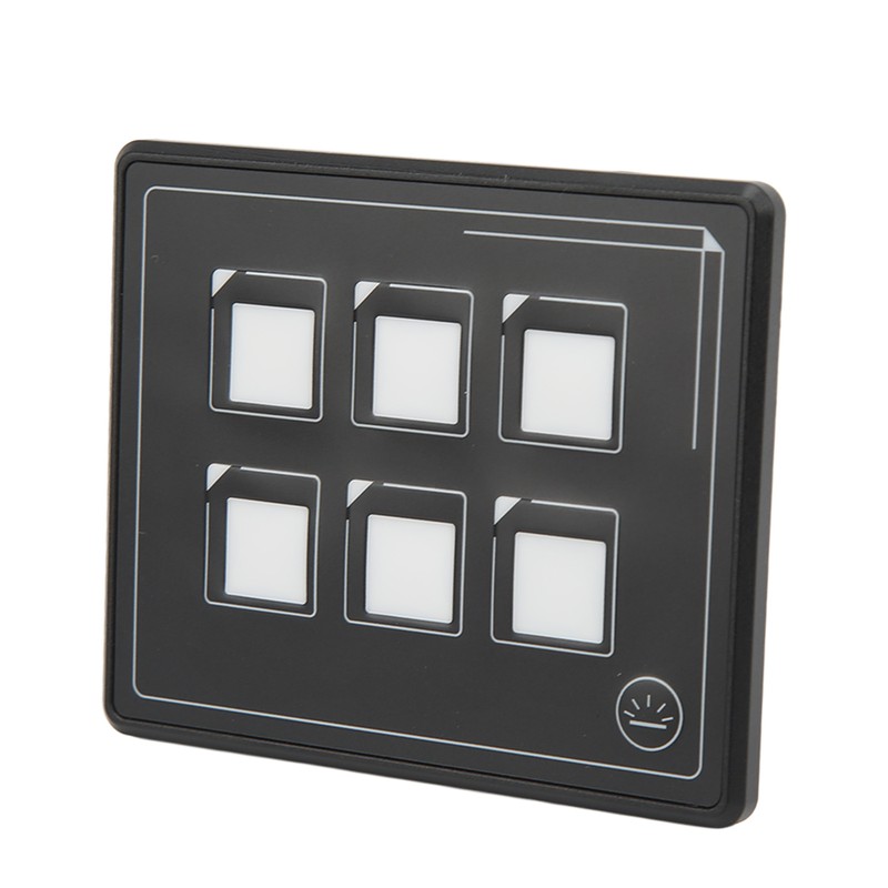 6P Switch Panel Bluetooth APP Control IP66 Waterproof Backlight M4