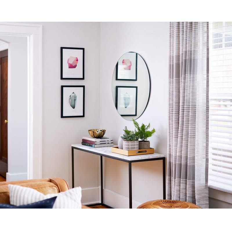 Better Bevel 24" x 24" Frameless Round Mirror | Polished