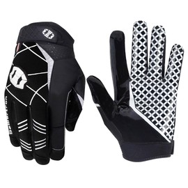 Seibertron Pro 3.0 Elite Ultra-Stick Sports Receiver Glove American Football Gloves Youth and Adult Black L