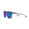 Native Eyewear Mesa Square Sunglasses, Polarized Blue Reflex, 57 mm