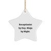 Receptionist Gifts from Friends - Star Ornament for Christmas -