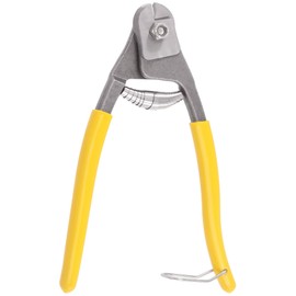 Swpeet 1Pcs 8 Inch Heavy Duty Stainless Steel Metal Cable Wire Cutters, Inner Outer Bicycle Brake Shift Cable Cutting Pliers, Small Wire Rope Cutter Tool up to 1/4" for Bike Brake Cable, Railing Cable