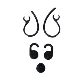 STOBOK Ear Hook Ear Bud Gels Set for Headset Black Kit with Comfortable Noise Isolation Removable Water Washable Accessories for