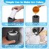 3 in 1 Ice Cube Bottle, Cylinder Silicone Water Bottle