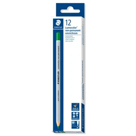 Staedtler Lumocolour Non Permanent Omnichrom Pencil - Green (Box of 12)