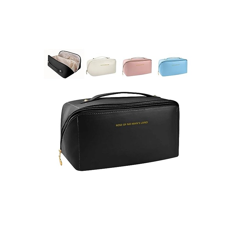 Bolsa de Cosmeticos Viaje, Neceser Maquillaje Impermeable, Makeup Bag Portátil,