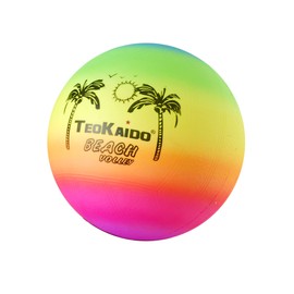 CUCUBA Rubber Beach Water Ball Training Play Size 2 (Rainbow)