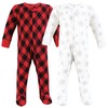 Hudson Baby Unisex Baby Thermal Zipper Sleep and Play 2pk,