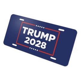 Graphics & More Trump 2028 Novelty Metal Vanity Tag License Plate