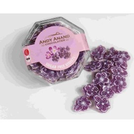 Andy Anand Sugar-Free Violets, A Typical Old Candy Dragée 3.5 Oz