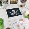 Newperlite Pirate Jack Rackham Stick Flag Small Jolly Roger Mini