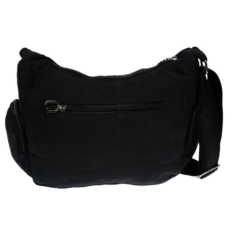 Christian Wippermann Women's Canvas Shoulder Bag, black, shoulder bag