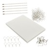 Kisangel 1 Set Heat Shrink Plastic Sheets Kit of Shrink