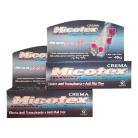 Micotex Crema Antimicótica Pie De Atleta 40gr Tubo