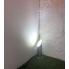 illucio Decorative Indoor Ambient Table/Floor GU10 Uplighter Lamp (Brushed Steel,