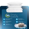 SERTA Simply Clean Ultra Soft Hypoallergenic Solid 2 Piece Comforter