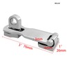 Marine Grade Stainless Steel Heavy Duty Door Hasp with Turning