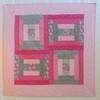Pink Courthouse Steps Quilt