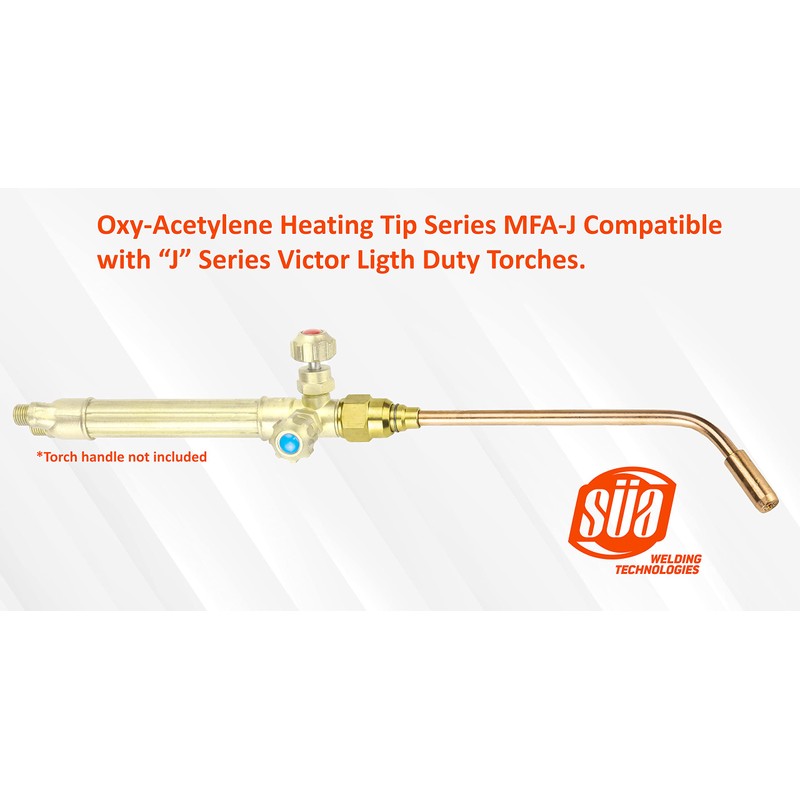SÜA - Oxy-Acetylene Heating Tip Rosebud Series 2-MFA-J Compatible with