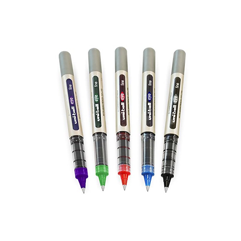 Uni-Ball Eye UB-157 Rollerball Pen - 0.7mm Tip - Black,