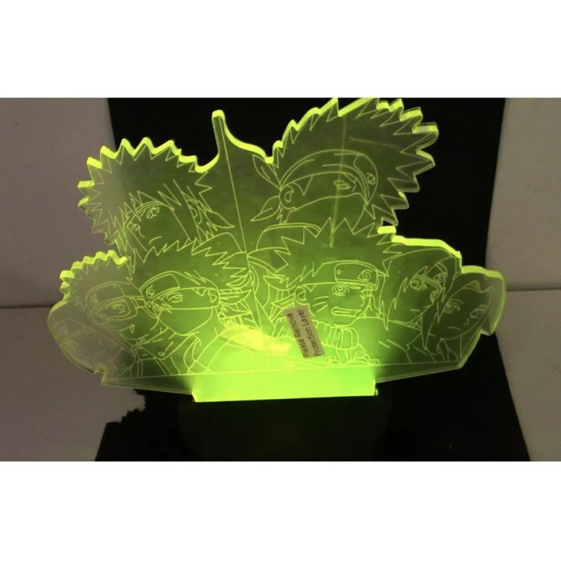 Unbranded Obito Uchiha Kakashi Hatake Rin Nohara Anime 3D Lamp