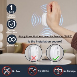 Vigorwise Suction Cup Hat Racks 2Pcs Baseball Cap Organizers for Closet Door Wall Reusable White Hat Holder Hanger Storage and Organization