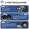 Paanlok Commercial-Grade Wheel Covers for Ford Transit T150/T250/T350/T350HD 2015-2025 |