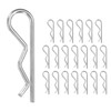 M METERXITY 20-Pack R-Shaped Cotter Pin, M1.2x25mm Stainless Steel Hairpin