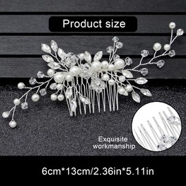 Bridal Comb Women Pearl Jewellery Hair Accessories Bridal Bridal Comb Wedding Elegant Headpiece