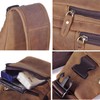 Le'aokuu Men Fashion Casual Tea Designer Travel Hiking Crossbody Chest