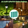 PTIJPOW AA 3.2V LiFePo4 650mAh Solar Battery, AA 3.2V Lithium