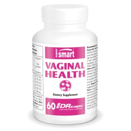 Supersmart - Vaginal Health - Prebiotic & Probiotic (with Lactobacillus Acidophilus) - Intimate Hygiene & Flora | Non-GMO - 60 DR Capsules