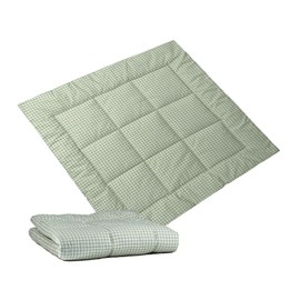 molis&co - Crawling Blanket for Baby 100 x 100 cm - 100% Cotton (Oeko-Tex) - Play Mat Baby Multifunctional, Thick & Soft Padded - Ideal as a Baby Blanket & Play Blanket Baby - Mint Tea