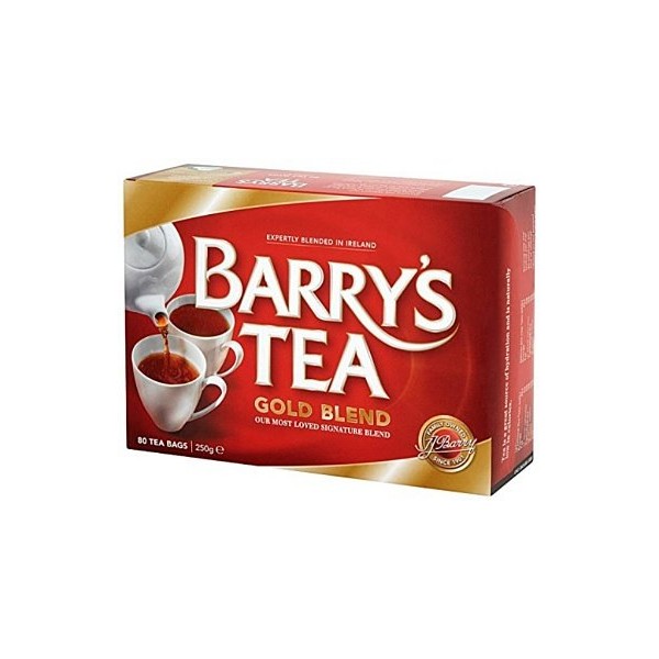 Barry's Gold Blended 80 Tea Bags/ Red Label (Pack of 2)