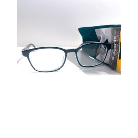 Foster Grand simply Spec glitter design reading glasses with case teal green color VRL 2207. +2.00
