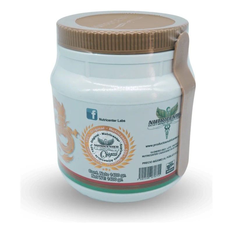 Pomada Corporal Dragon, Gel Con Efecto Analgésico 1.4kg Dorado