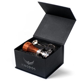 51mm Espresso Tamper KNODOS Spring Loaded 30lb Calibrated Tamper with Adjustable Depth Design Compatible With Delonghi Espresso Machine Accessories