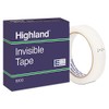 Highland Transparent Tape, 1 Roll, 3/4 in x 72 yd