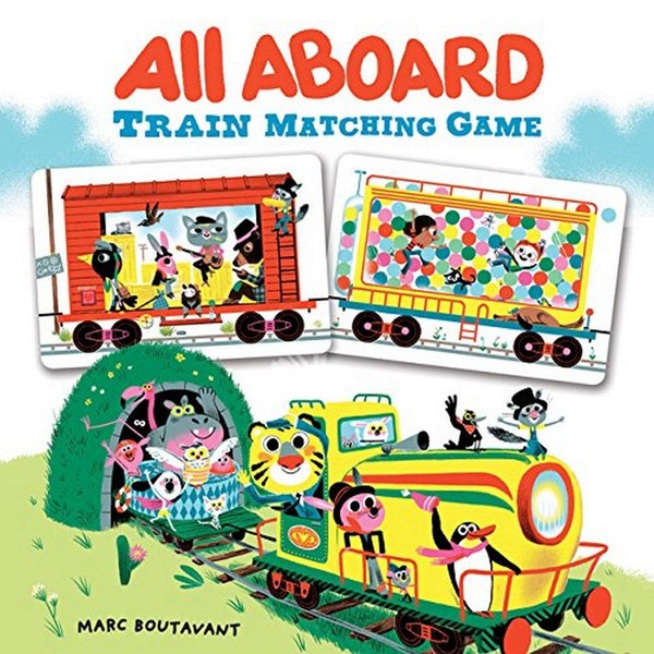 All Aboard Train Matching Game (Memory Matching Games for Adults and Toddlers, Matching Games for Kids, Preschool Memory Games)